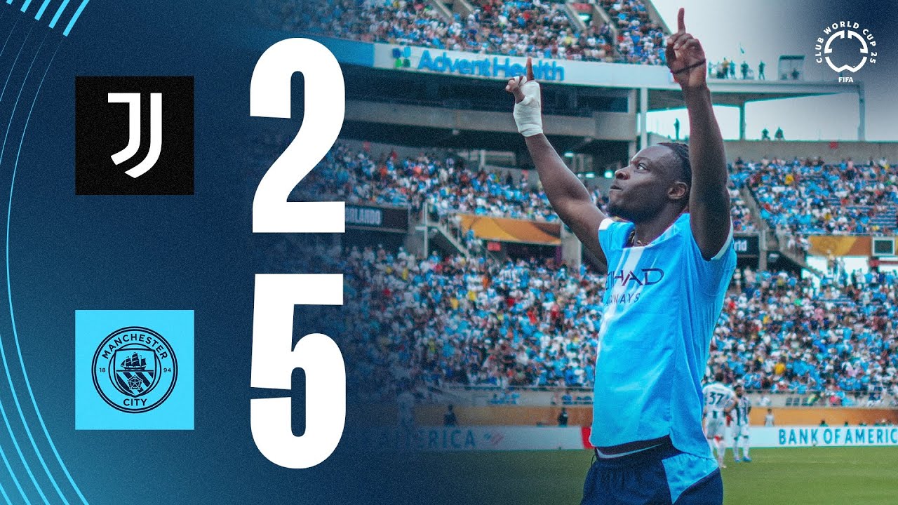 Juventus 2-5 Man City: Savinho’s Stunning Goal Secures FIFA Club World Cup Progress ⚽