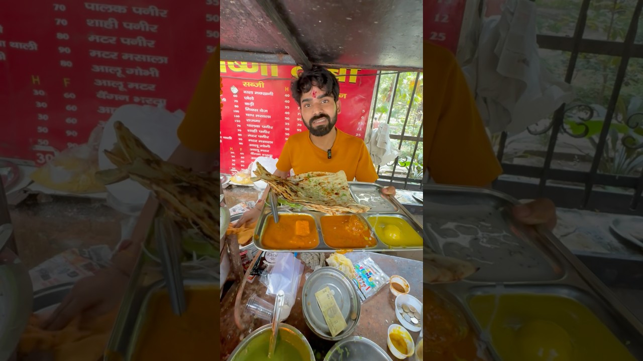 Butter Naan Thali for ₹80 😋🔥