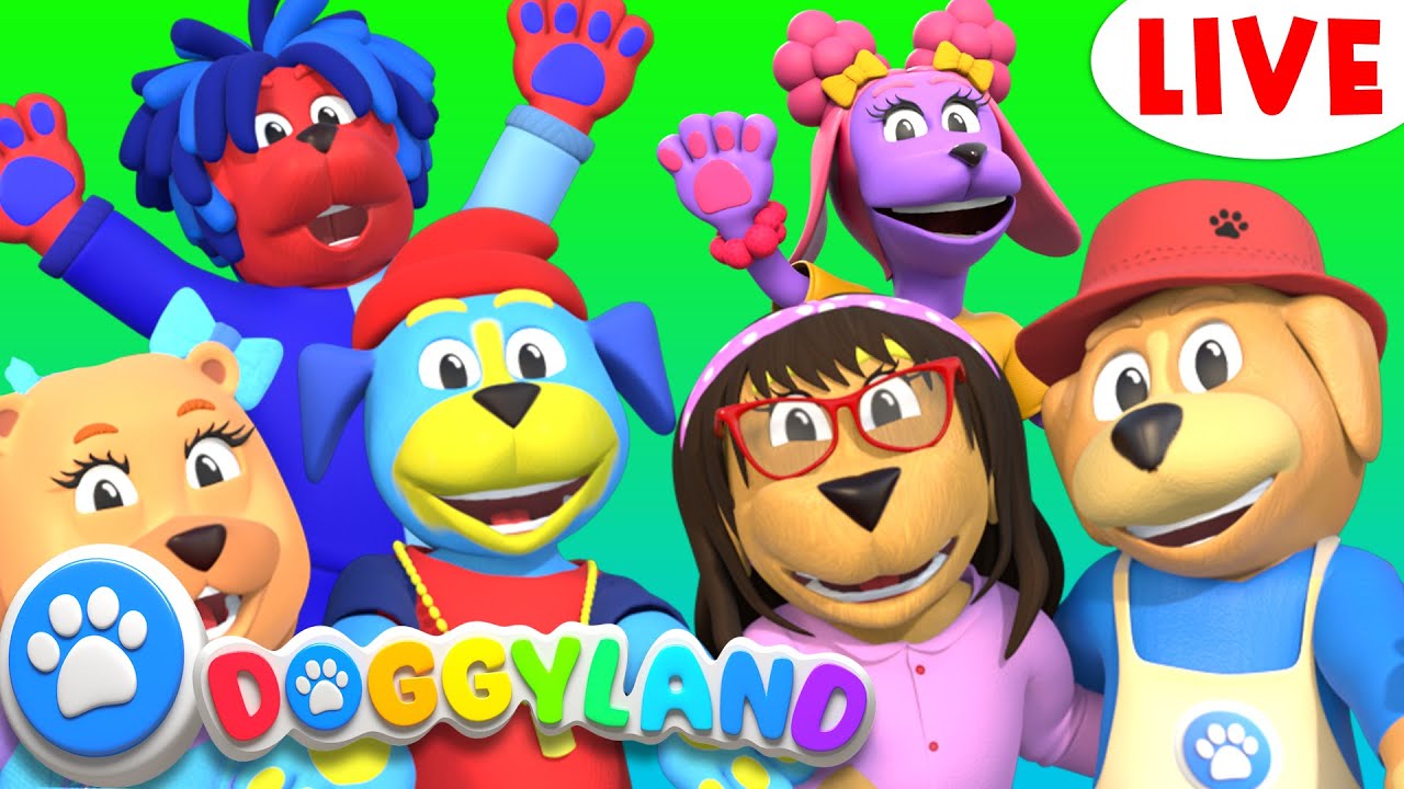 Doggyland HD TV Live 🐶 Kids Cartoons & Songs