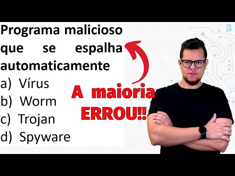 PROGRAMAS MALICIOSOS MAIS COBRADOS - SEGURANÇA DA INFORMAÇÃO PARA CONCURSOS