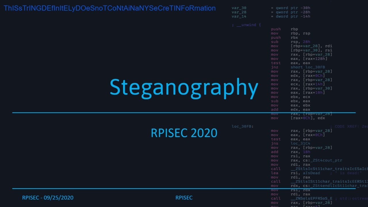 F2020 Mastering Steganography: Secrets Hidden in Plain Sight π΅οΈββοΈ