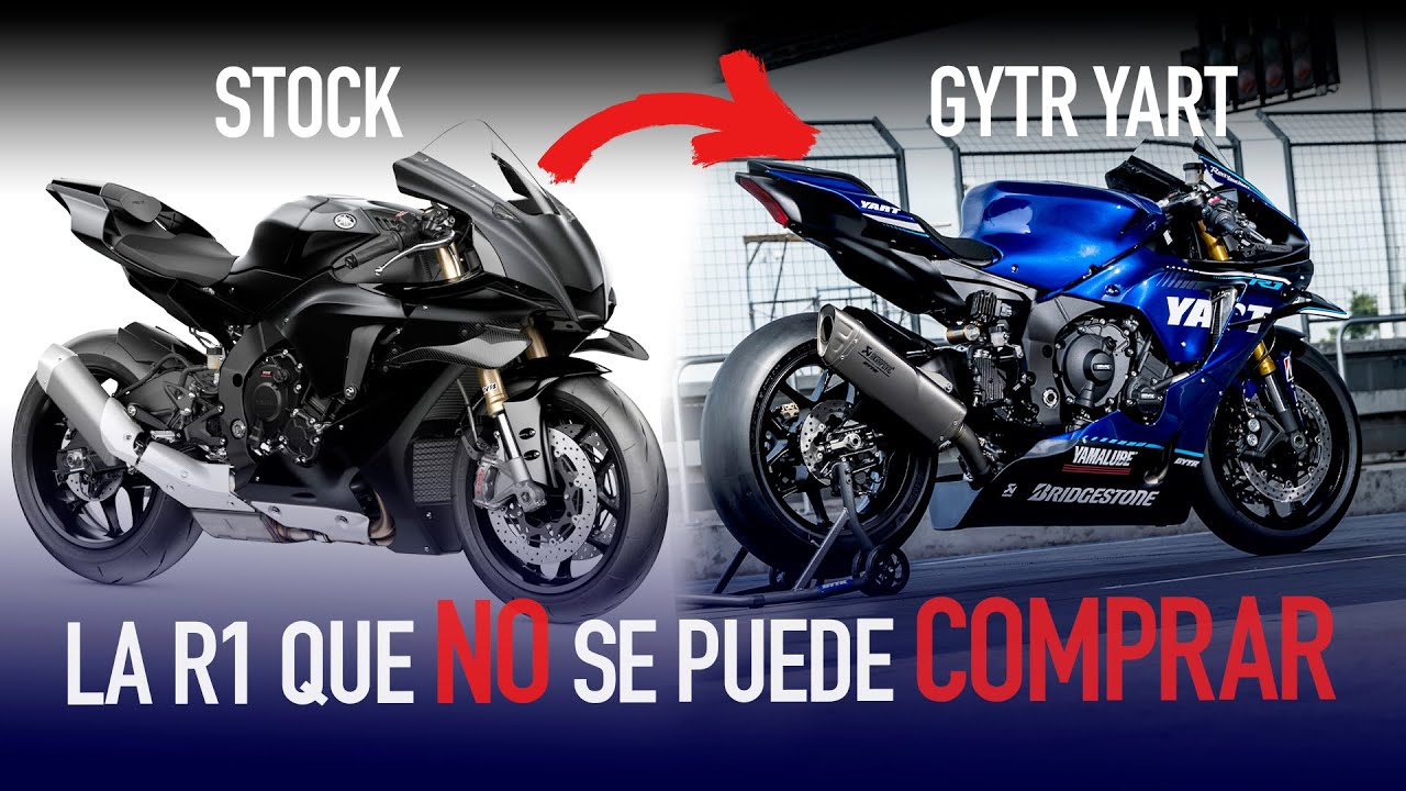 Diferencias YAMAHA R1 stock vs R1 GYTR YART en pista