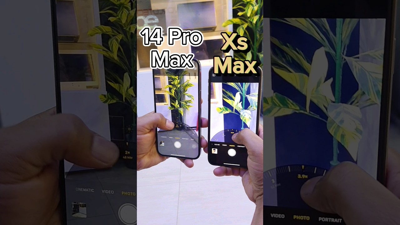 iPhone 14 Pro Max vs iPhone Xs Max Camera & Speed Test 📱