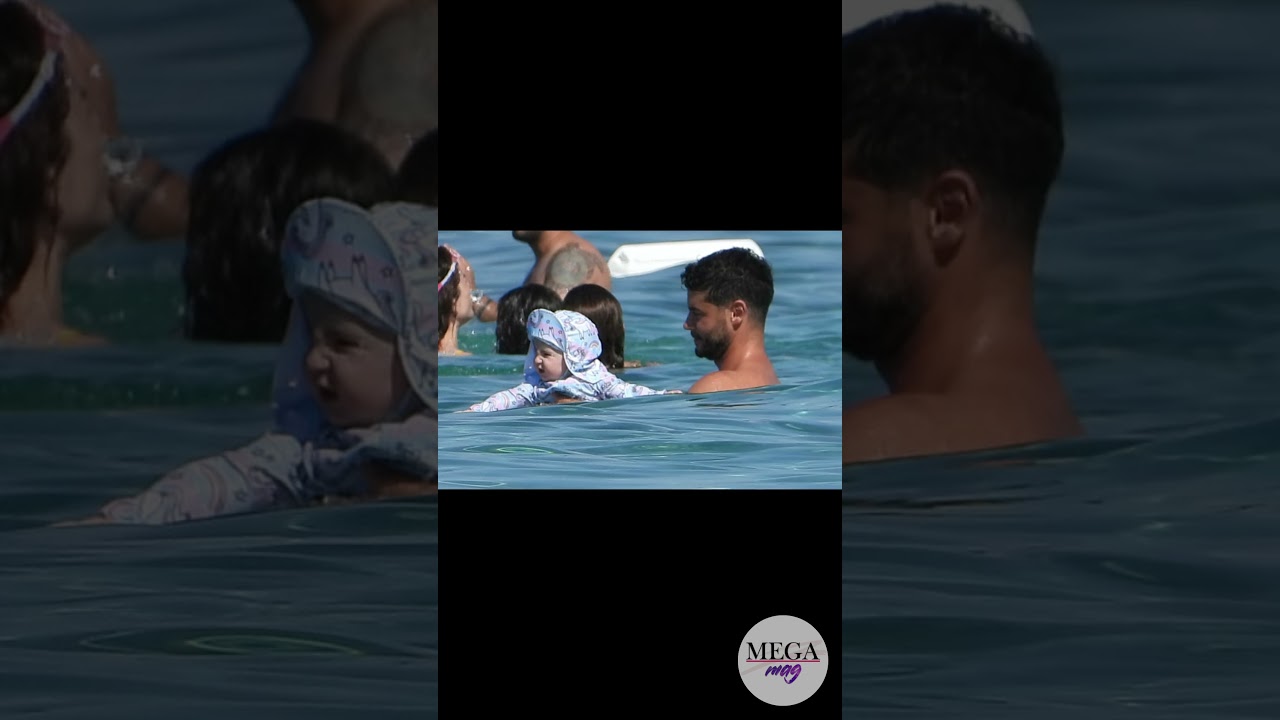 Berk Oktay ve Yıldız Çağrı Atiksoy, Kızlarıyla Deniz Keyfi 🌊