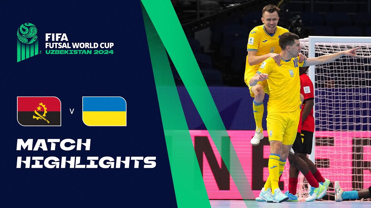 Angola vs Ukraine | FIFA Futsal World Cup Uzbekistan 2024 Highlights