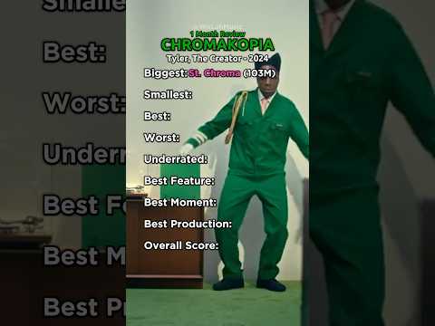 Tyler, The Creator CHROMAKOPIA Album Review #tylerthecreator #chromakopia #rap #ranking #yt #igor