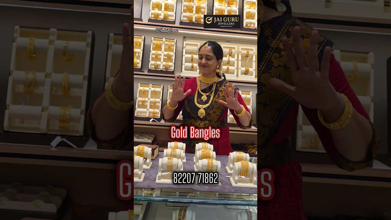 Top 10 Gold Bangle Designs with Low Wastage ✨