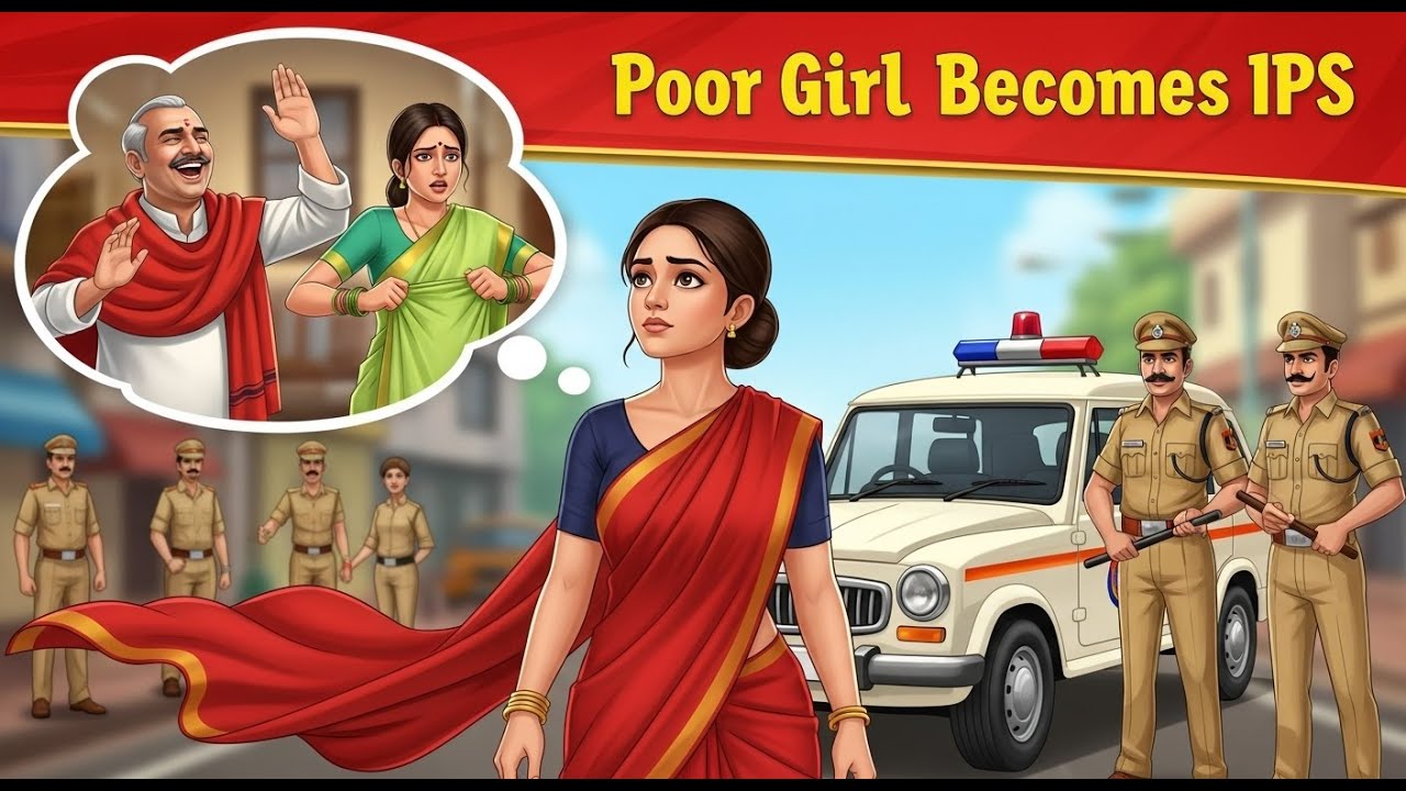 Poor Girl Becomes IPS 🌟 | Moral Stories & Life Lessons