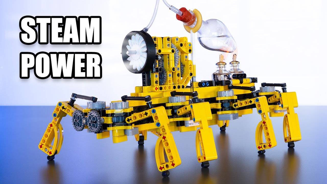 Build a Real Working LEGO Steam Turbine ⚙️