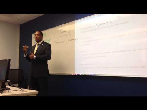 A lesson on symmetric and asymmetric cryptography