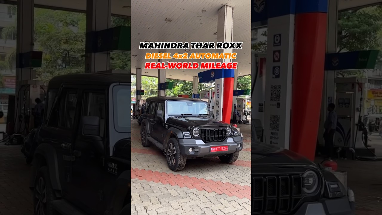 Mahindra Thar Roxx Launch & Mileage 🚗