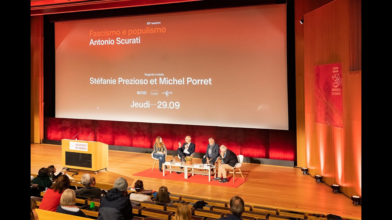 Antonio Scurati Explores Fascism and Populism at Geneva Conference 🇫🇷