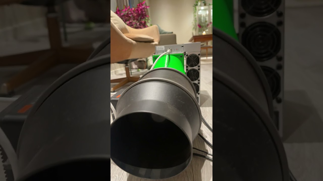 Home Bitcoin Mining Setup with Antminer S19