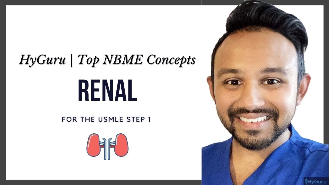 Master Renal Concepts for USMLE Step 1: Top Tips & High-Yield Topics 💡