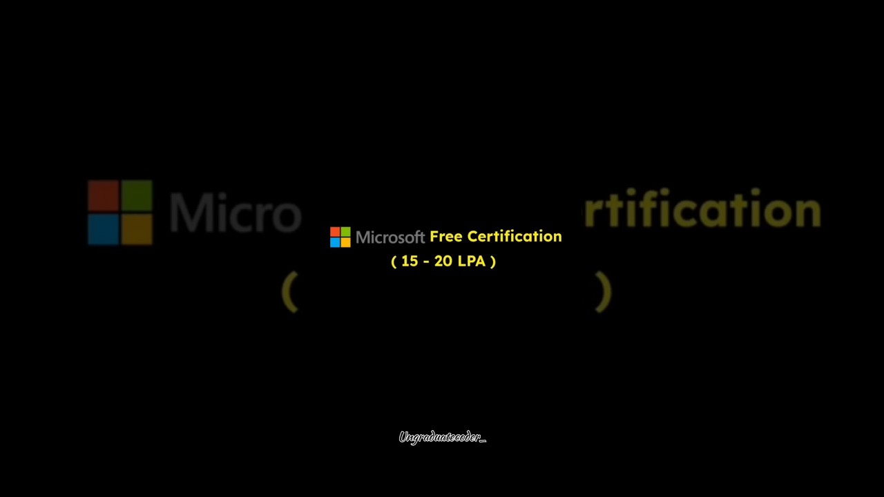 Free Microsoft Certification 2025 🎓