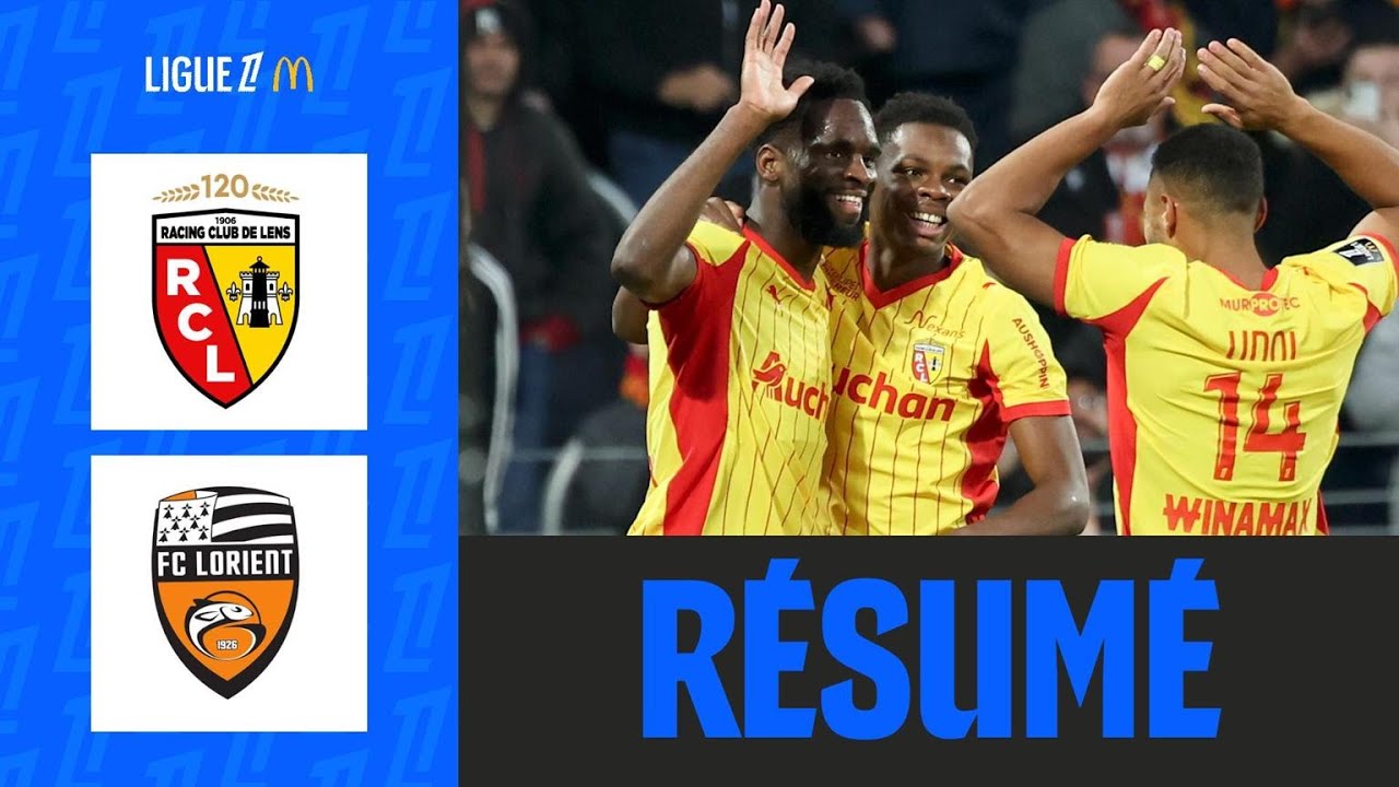 Résumé du Match Lens vs Lorient : Victoire 3-0 en Ligue 1 ⚽