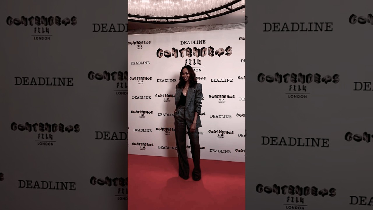 Zoe Saldaña Shines at Deadline Contenders Film Event in London 2024 🎬