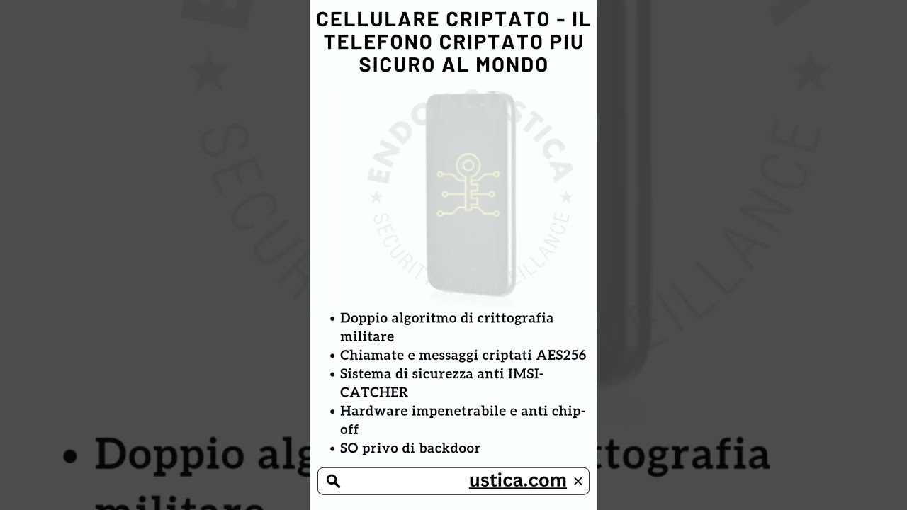 Il cellulare criptato più sicuro al mondo 🔒