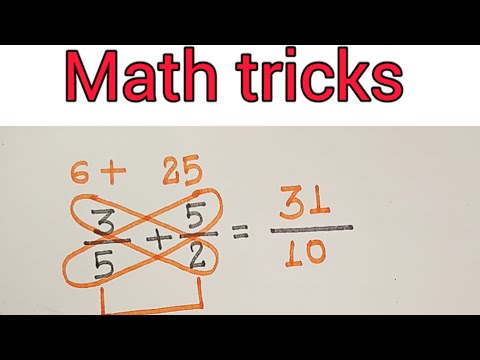 fraction tricks hacks || math #lifehacks #maths  #shorts