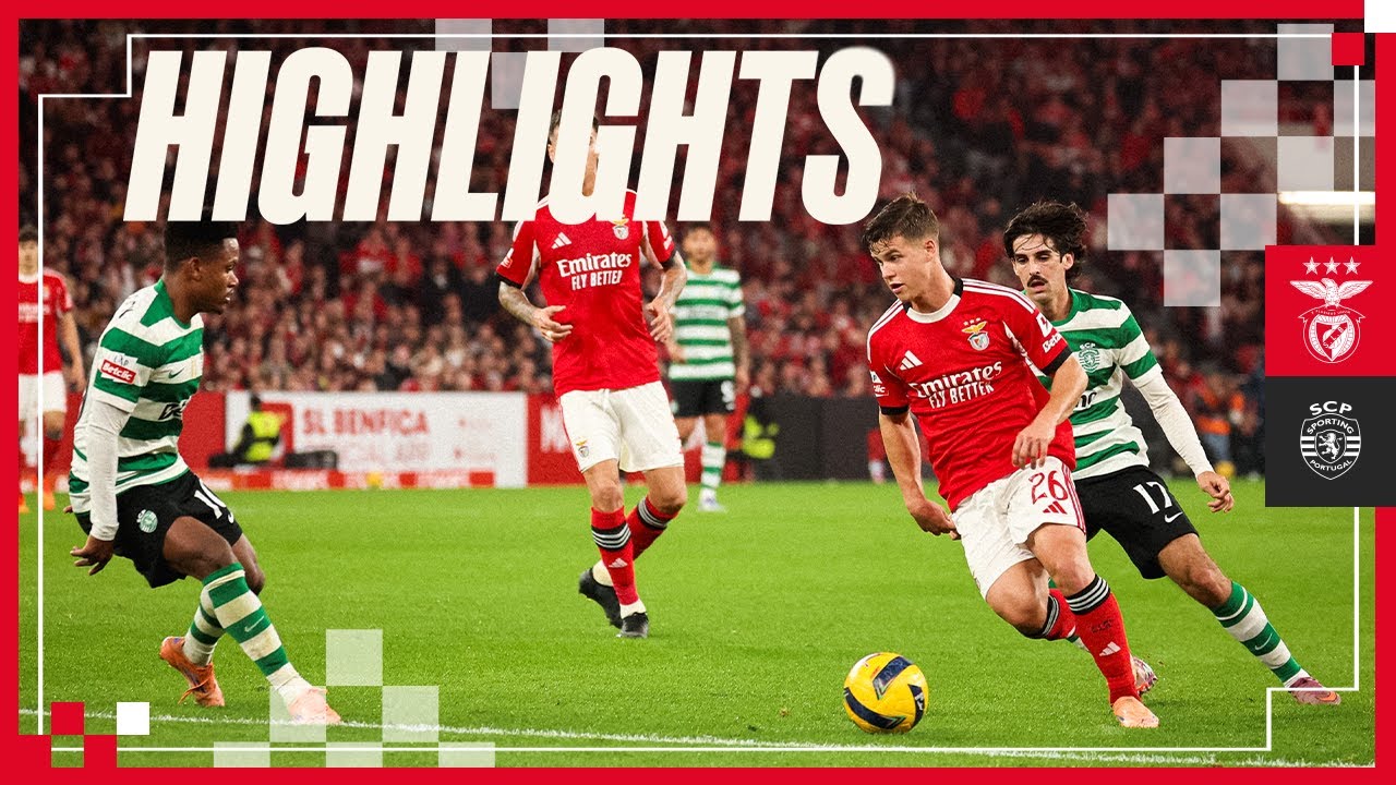 SL Benfica 1-1 Sporting CP | Liga Portugal Highlights ⚽