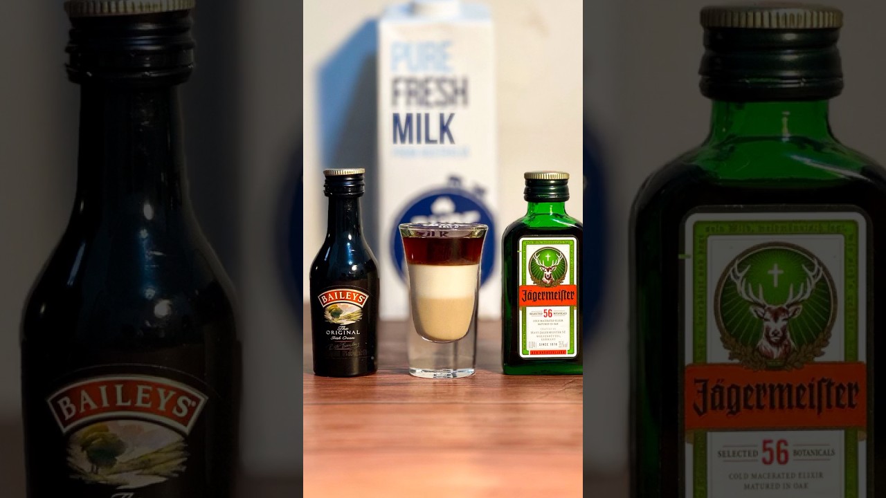 Delicious Milk Sandwich Shot 🥛 – A Unique Cocktail Twist!