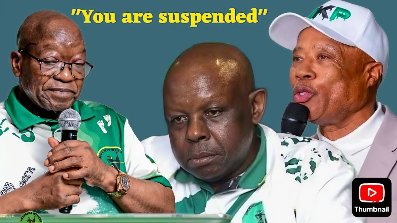 Mk Party President Jacob Zuma Suspends Deputy President Dr. John Hlophe