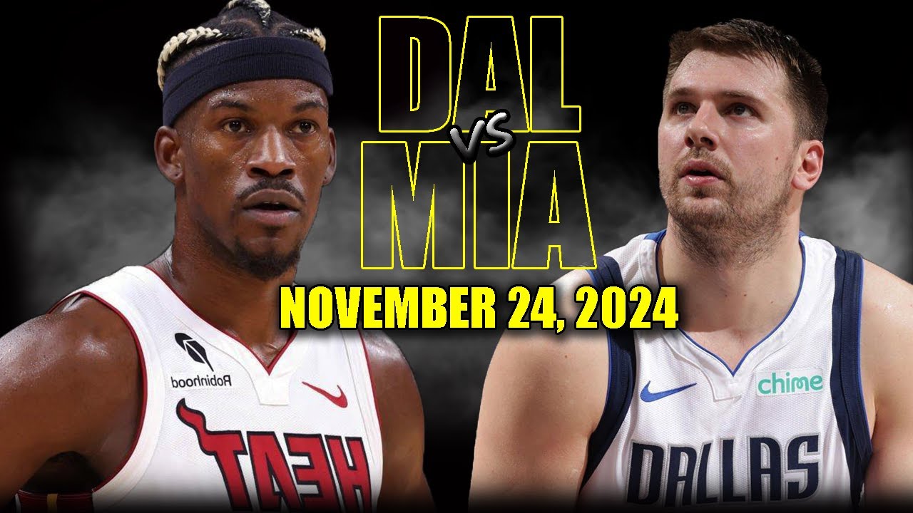 Mavericks vs Heat Full Game Highlights π | Nov 24, 2024