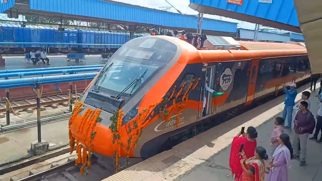 New Vande Bharat Nanded-Sambhajinagar-Mumbai 20-Coach Train 🚆