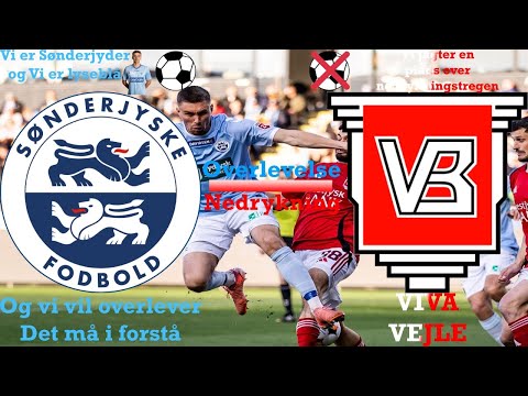 Kunne Vejle komme over nedrykningsstregen for første gang i sæsonen SønderjyskE vs Vejle Boldklub