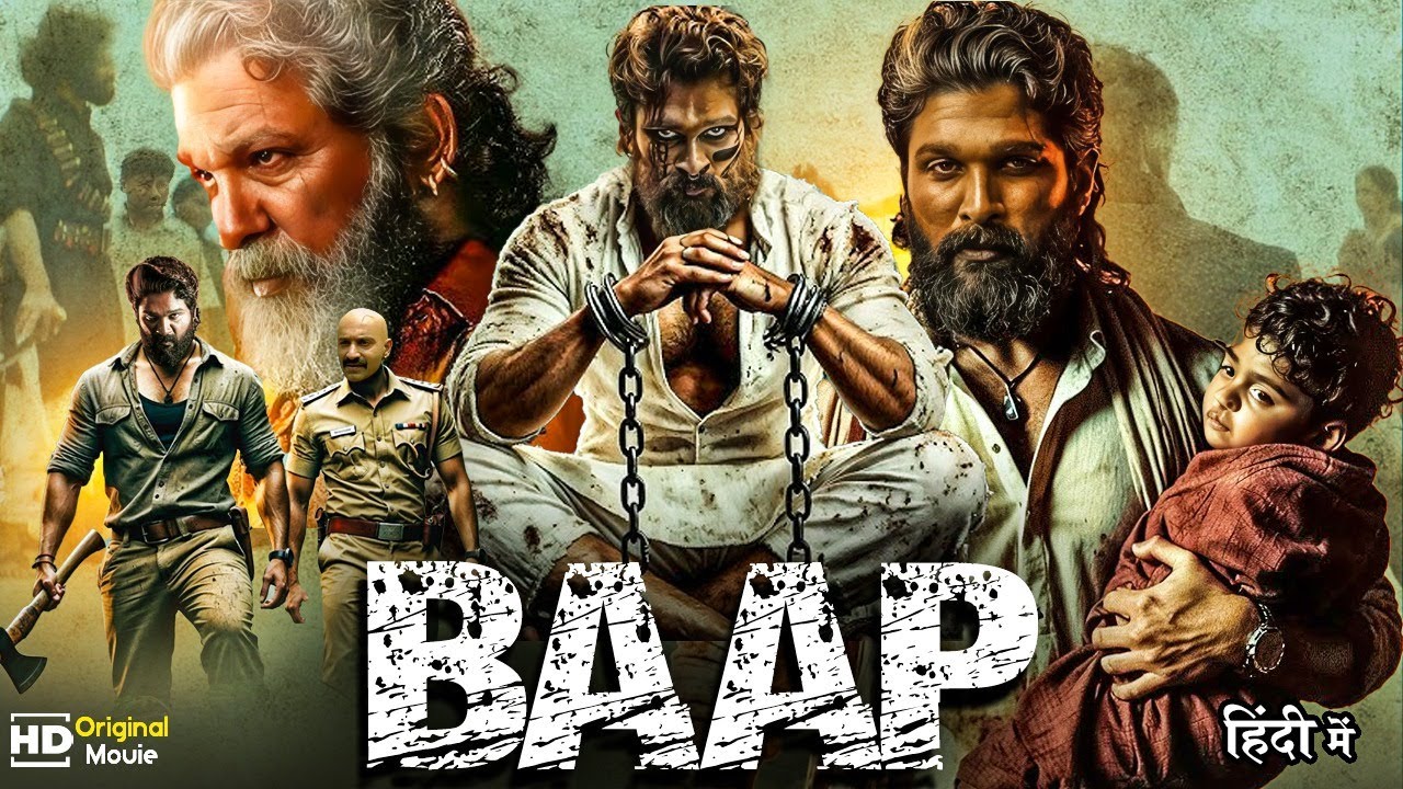 BAAP (2025) | Allu Arjun Hindi Action Movie 🔥