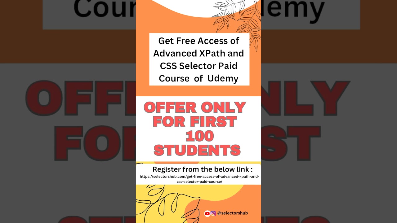 Seize Your Opportunity with Free XPath Course 🙌