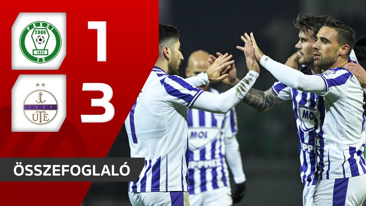 Fizz Liga: Paksi FC–Újpest FC 1–3 | összefoglaló