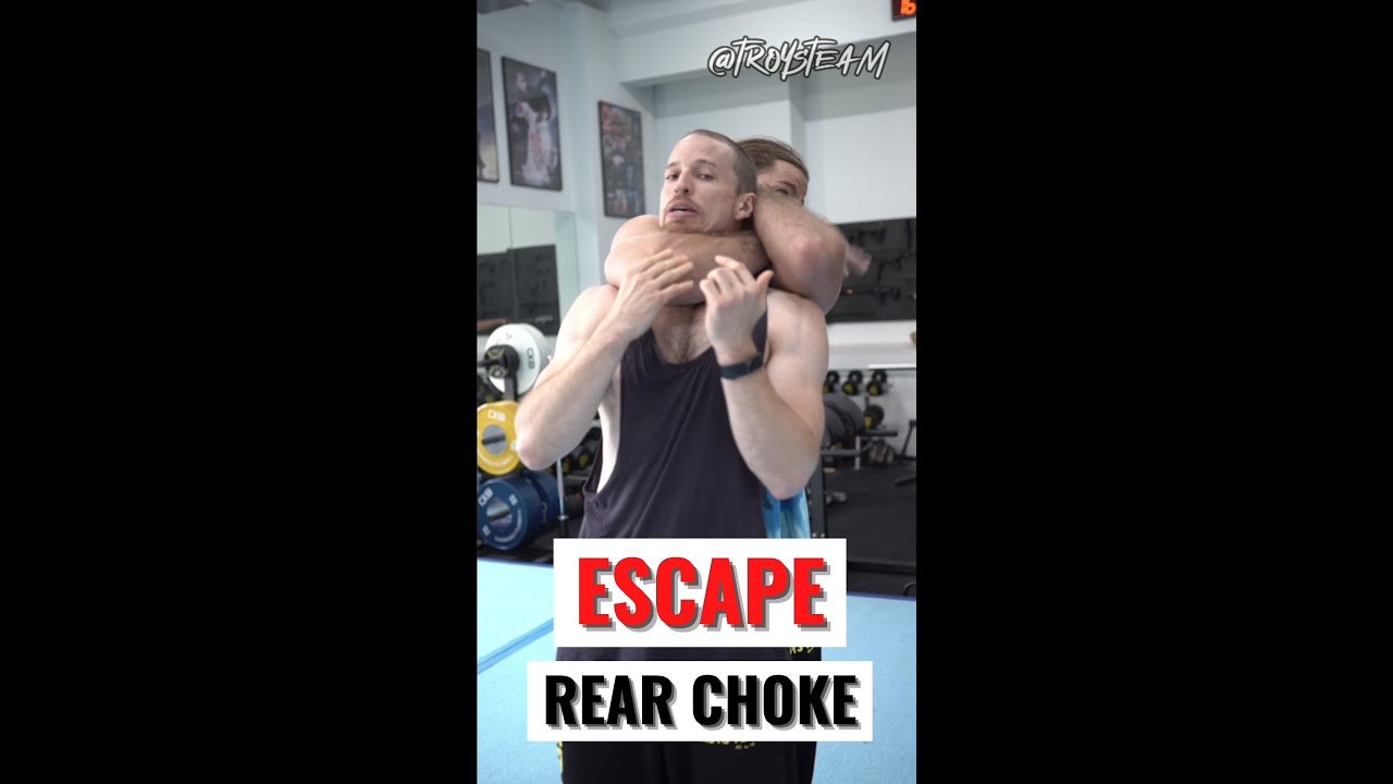 Escape a Standing Rear Choke Quickly 🥋