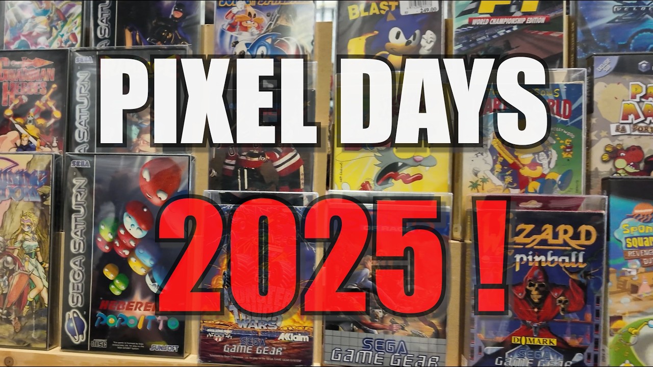 Pixel Days 2025 : Le plus grand événement retrogaming en Europe 🎮