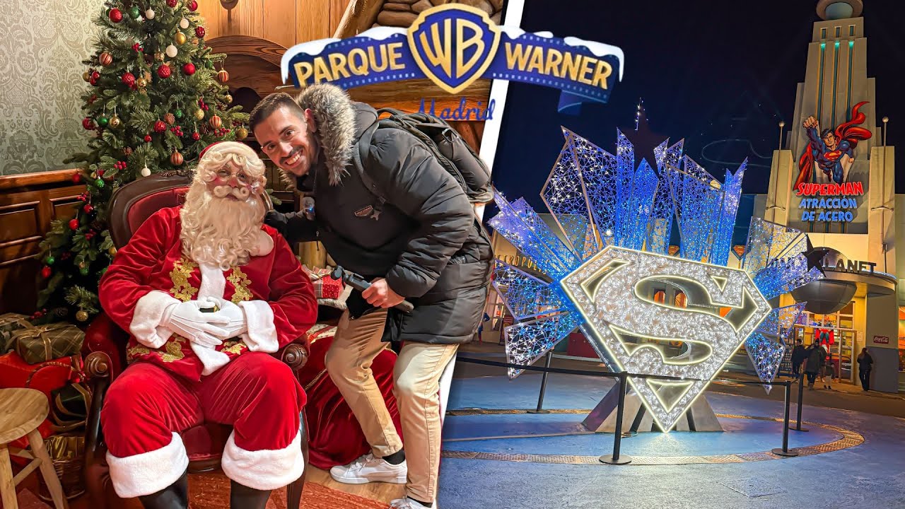 Visita exclusiva a Parque Warner Navidad 2025 🎄
