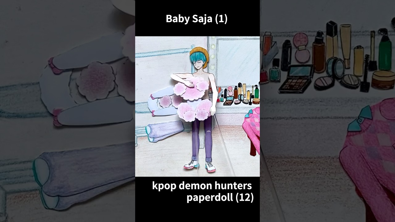 K-Pop Demon Hunters Paper Doll: Baby’s Secret Plan Revealed 👶