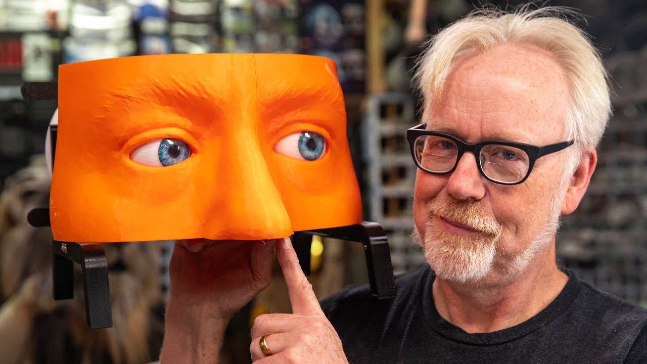 Adam Savage Creates a Giant Animatronic Head 🤖