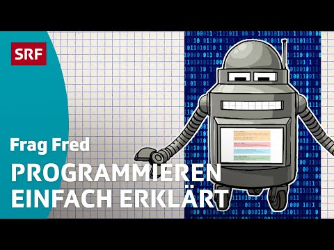 Frag Fred: Was ist eine Programmiersprache? | Kindervideos | SRF Kids