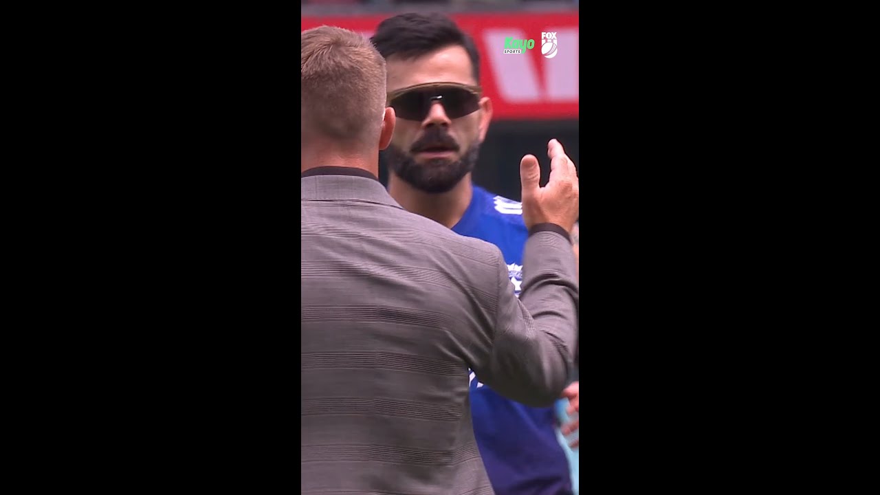 Warner & Kohli's Special Moments Before Final ODI 🇦🇺