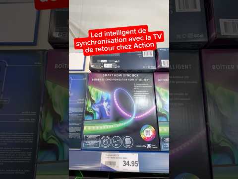 Led intelligent de synchronisation avec la TV chez Action #ambilight #tv #magasinaction #action