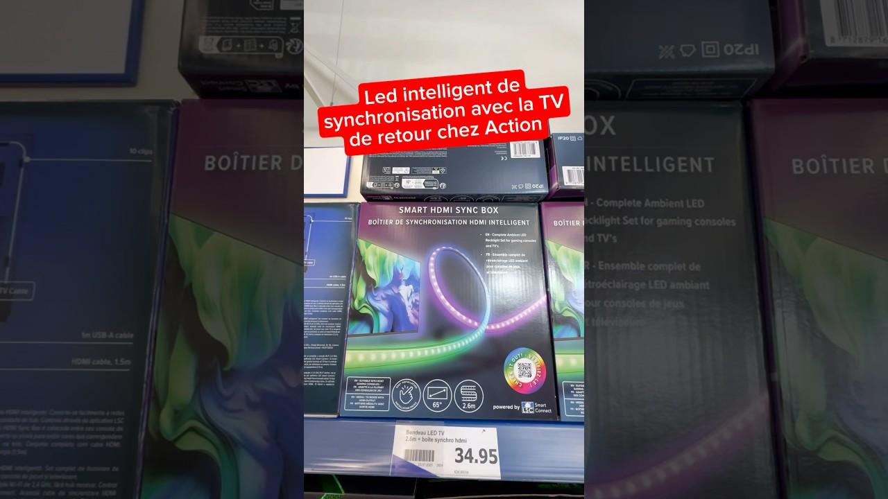 Led de synchronisation intelligente avec TV chez Action