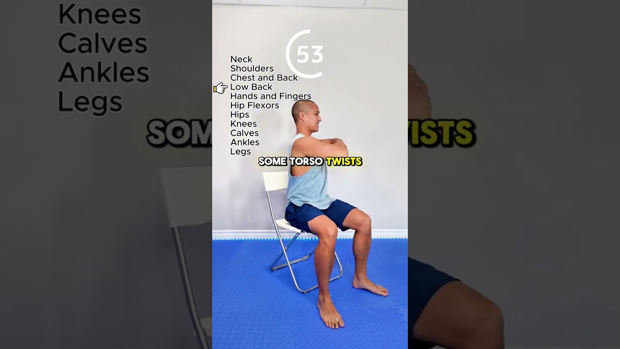Gentle Chair Exercises for Sedentary People