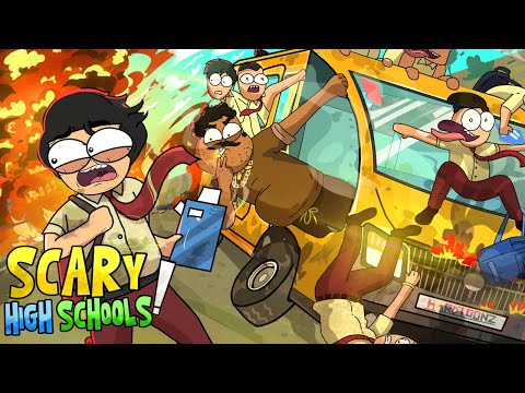 Scary Indian High School | EP 01 | ft.Van Driver Vs Auto Driver | HardToonz