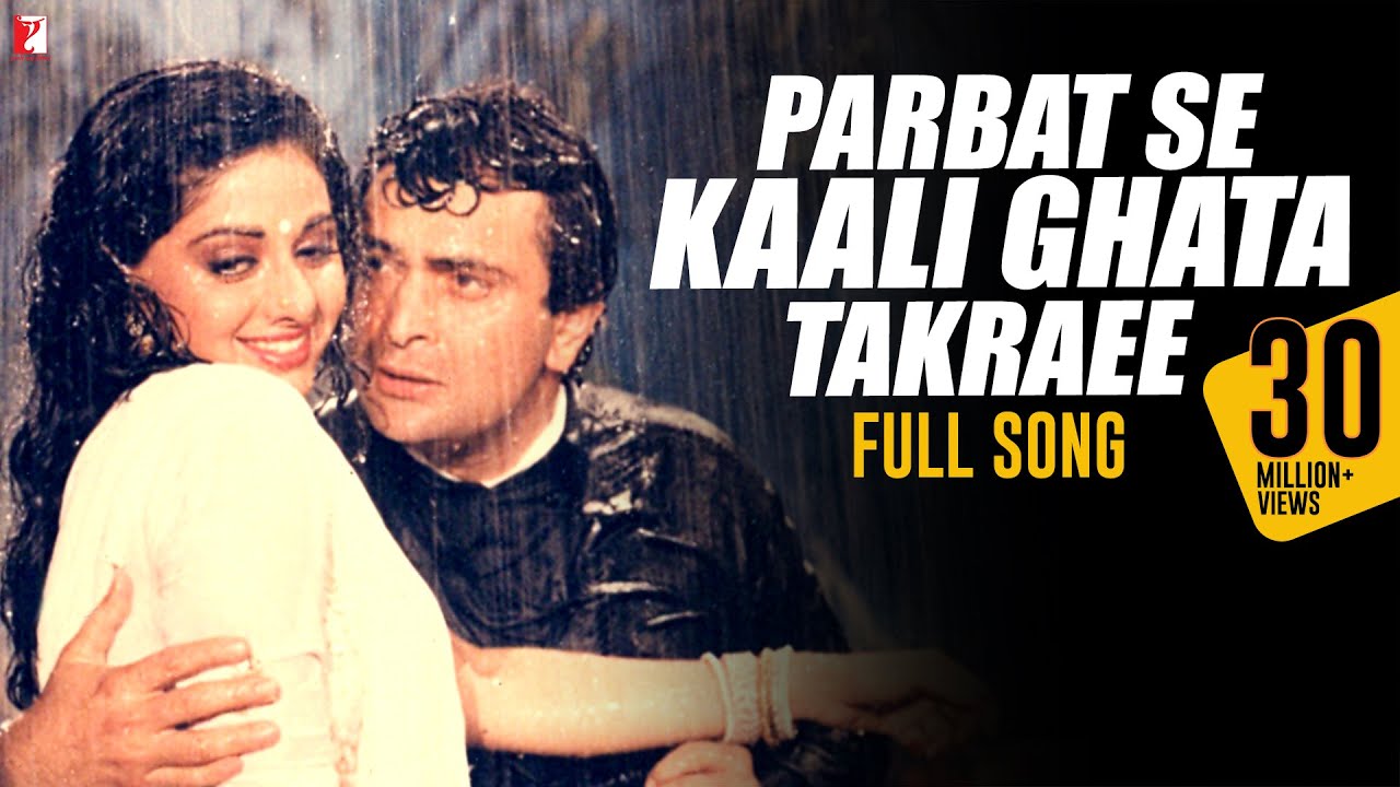 Parbat Se Kaali Ghata Takraee | Chandni 🎶