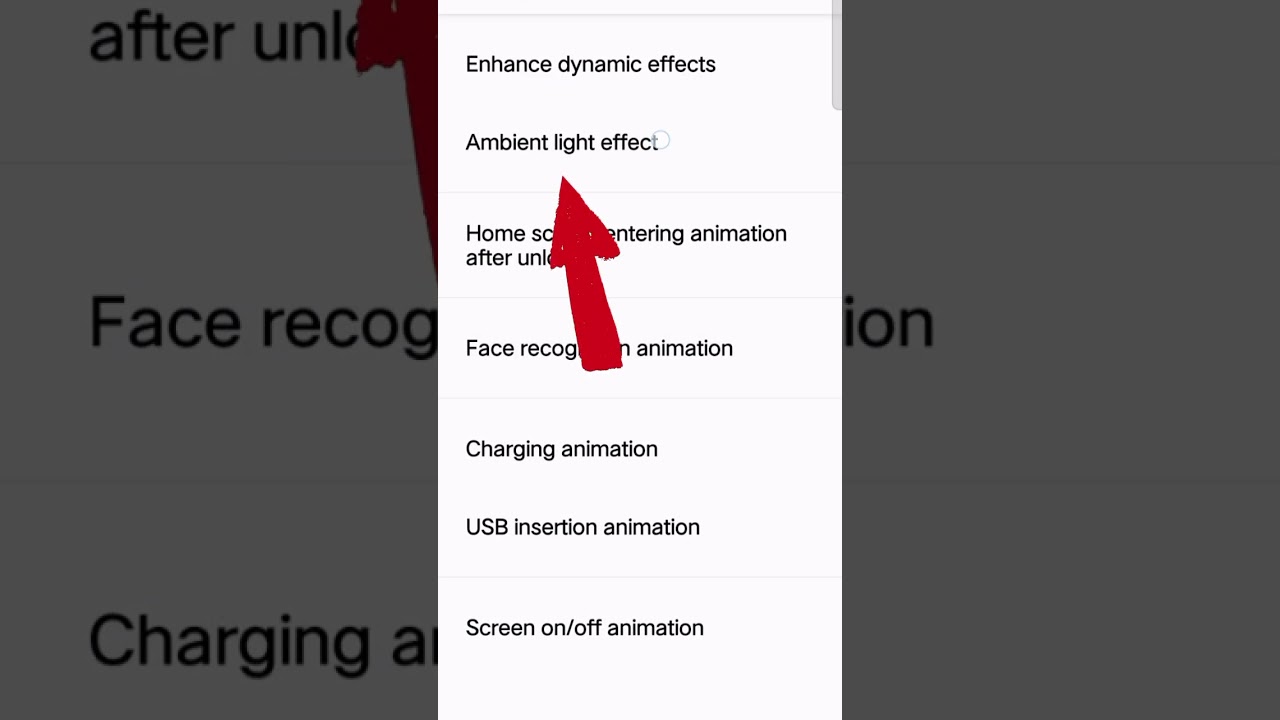 Vivo Ambient Light Effect Enable Guide β¨