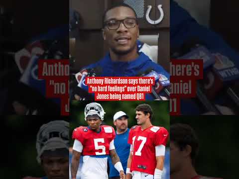 Anthony Richardson speaks out after losing QB competition to Daniel Jones 🏈 (via @colts)