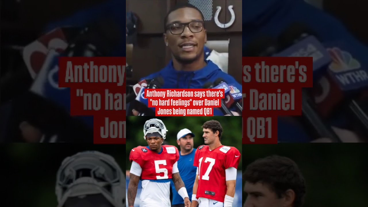 Anthony Richardson Reacts to QB Competition Loss to Daniel Jones 🏈