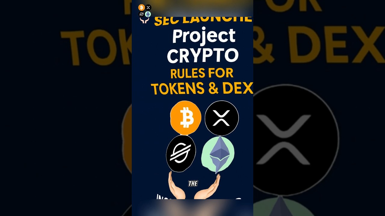 SEC Launches 'Project Crypto' 🚨 New Regulations for Tokens & DEXs Incoming