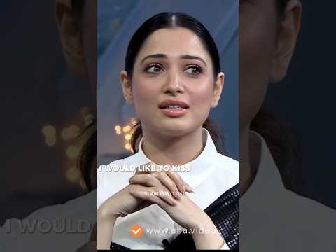 Whom would Tamanna🌼 like to kiss?🌈|#tamannaah #samantha #interview