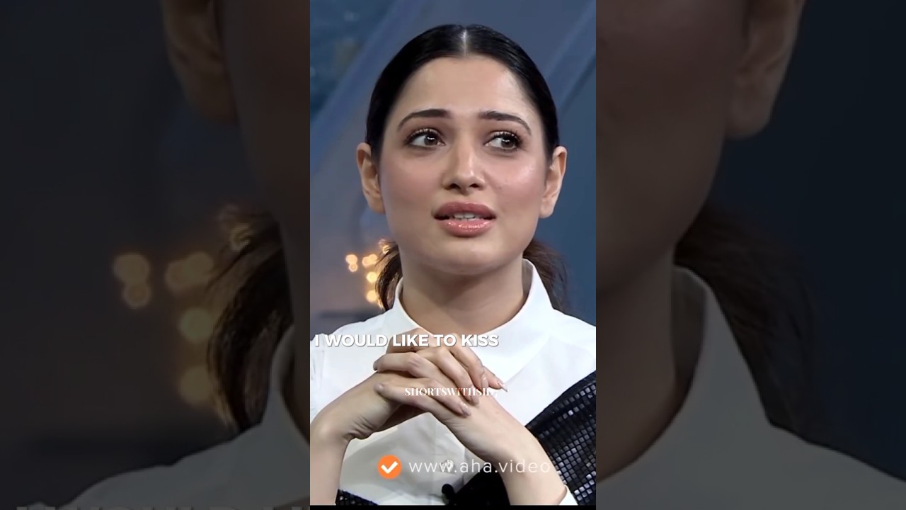 Tamannaah's Favorite Kissing Choice? 🌈